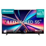 TELEVISOR HISENSE DE 55" ULED MINILED 4K AI VIDAA TV U6QV